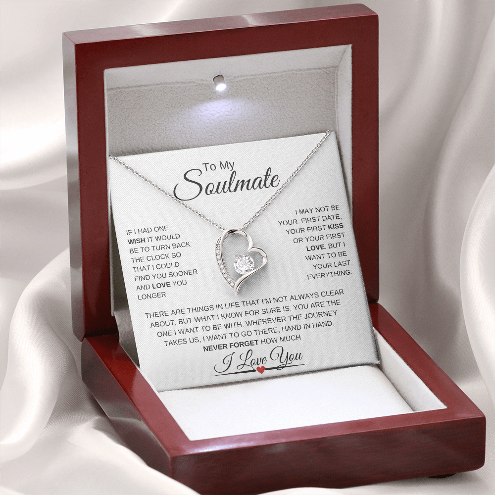 To My Soulmate Forever Love Necklace
