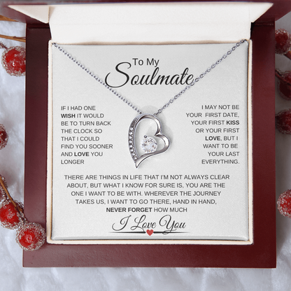 To My Soulmate  Forever Love Necklace