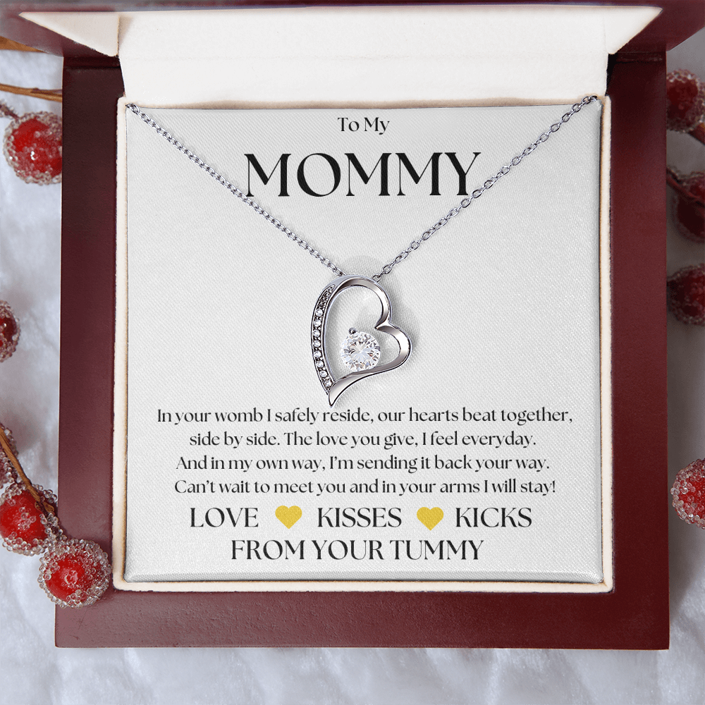 To My Mommy - From Your Tummy Necklace