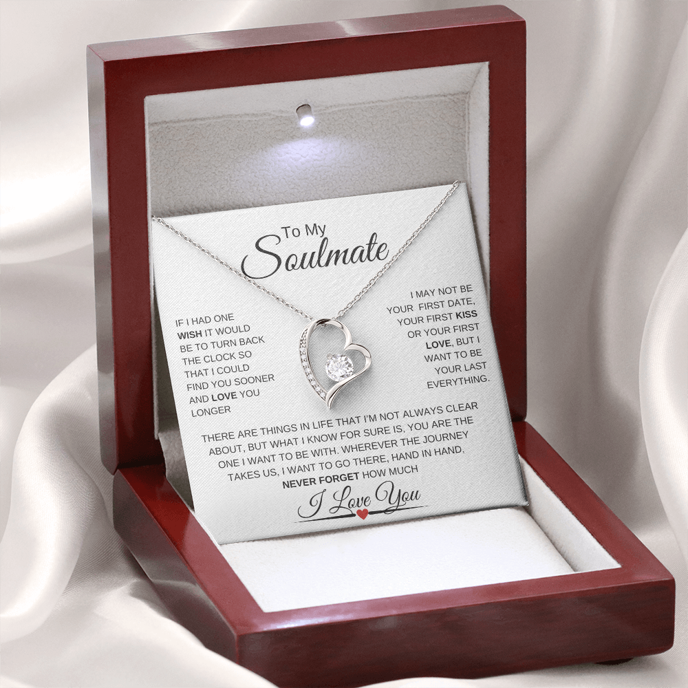 To My Soulmate  Forever Love Necklace