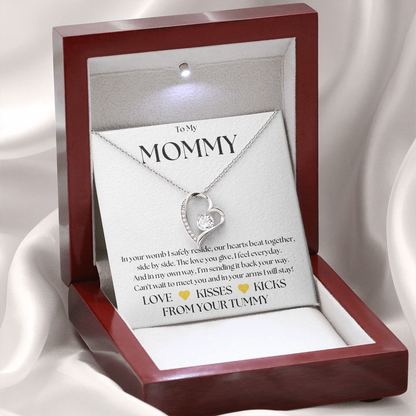 To My Mommy - From Your Tummy Necklace