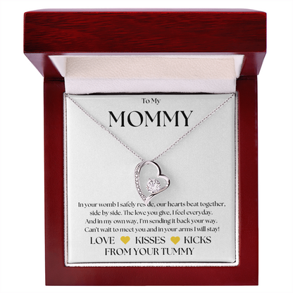 To My Mommy - From Your Tummy Necklace