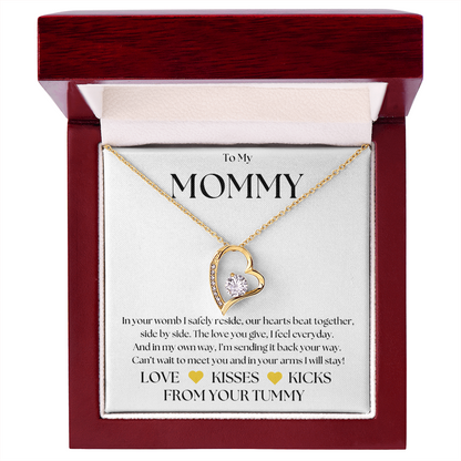 To My Mommy - From Your Tummy Necklace