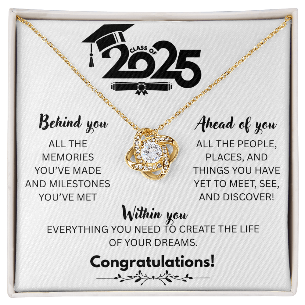 Class of 25 -W- Love Knot Necklace