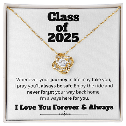 Class of 2025 - Journey - Love Knot Necklace