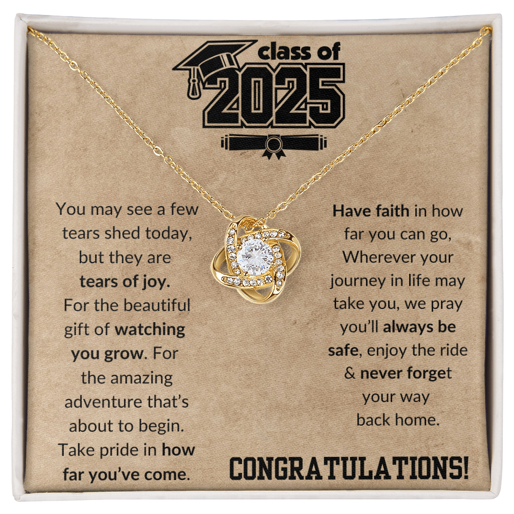 Class of 2025 Love Knot Necklace