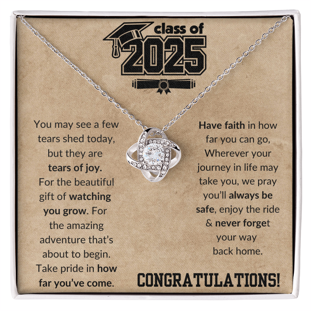 Class of 2025 Love Knot Necklace