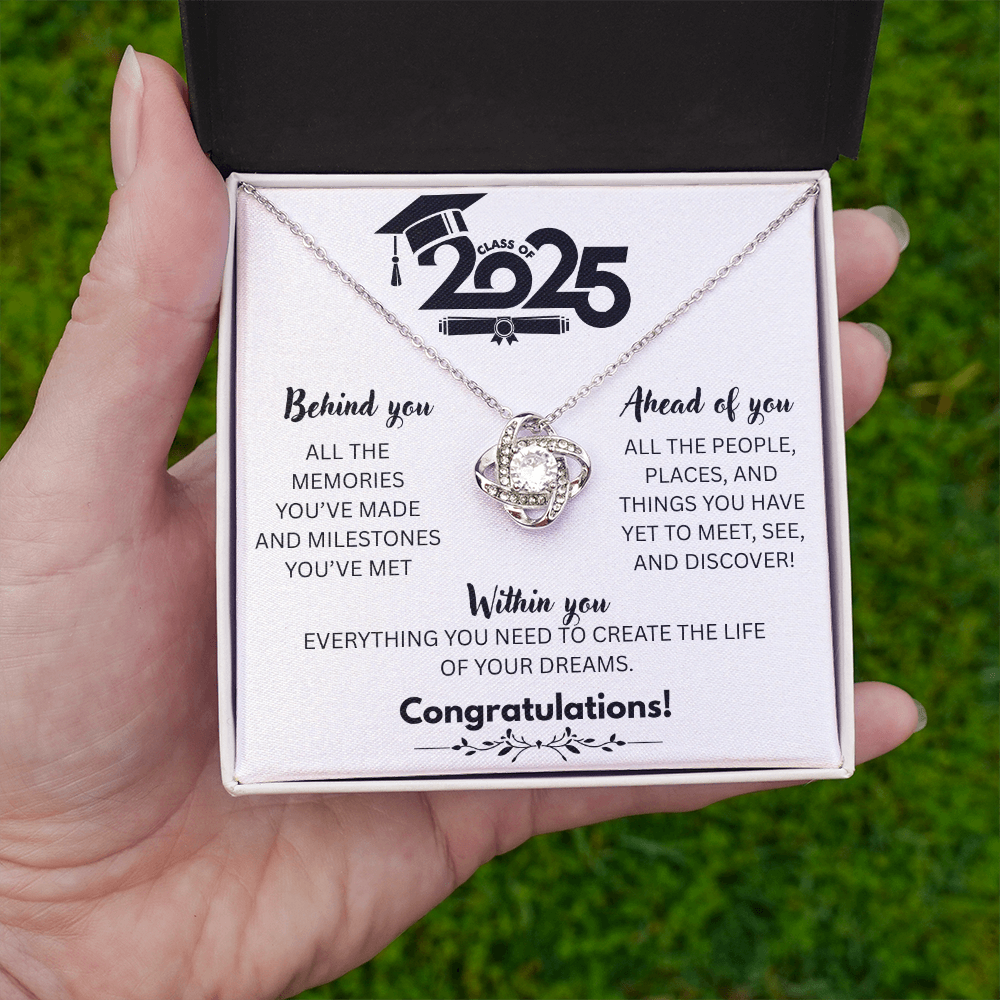 Class of 25 -W- Love Knot Necklace