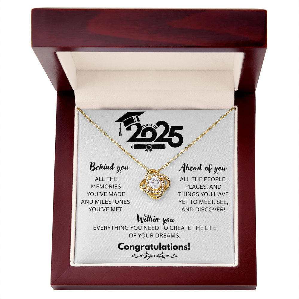 Class of 25 -W- Love Knot Necklace