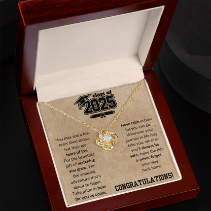 Class of 2025 Love Knot Necklace