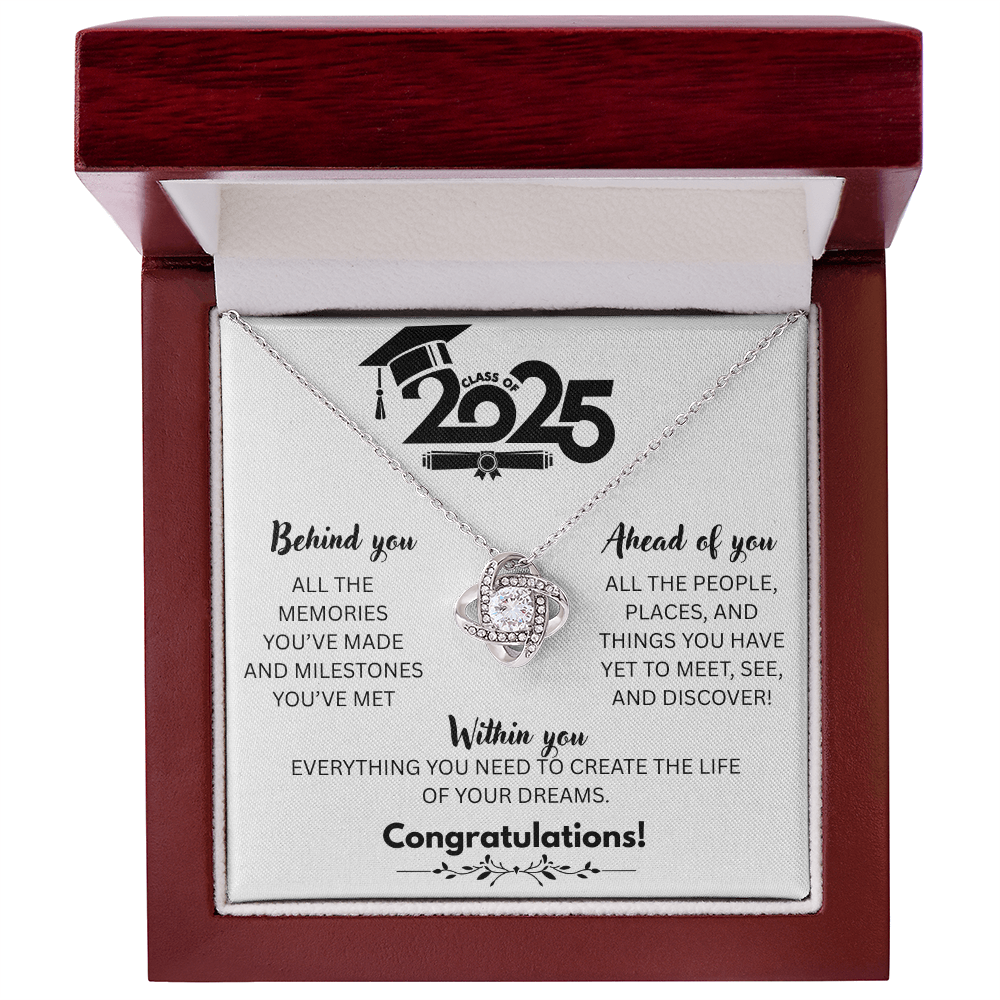 Class of 25 -W- Love Knot Necklace