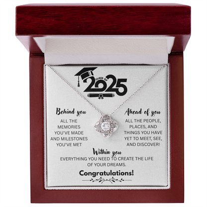 Class of 25 -W- Love Knot Necklace