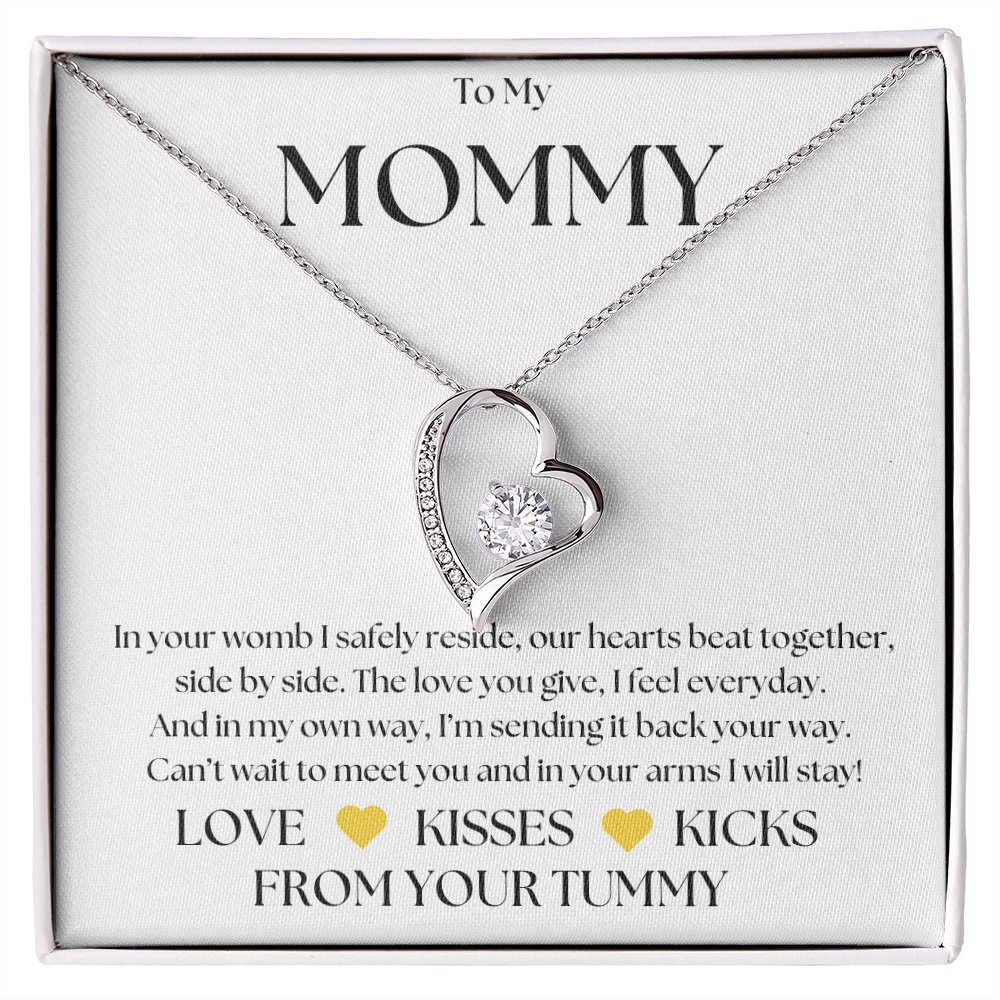 To My Mommy - From Your Tummy Necklace