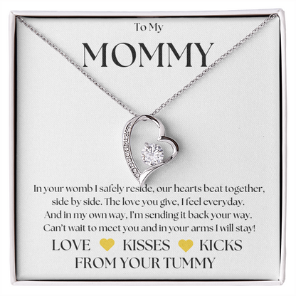 To My Mommy - From Your Tummy Necklace