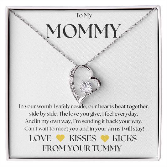 To My Mommy - From Your Tummy Necklace