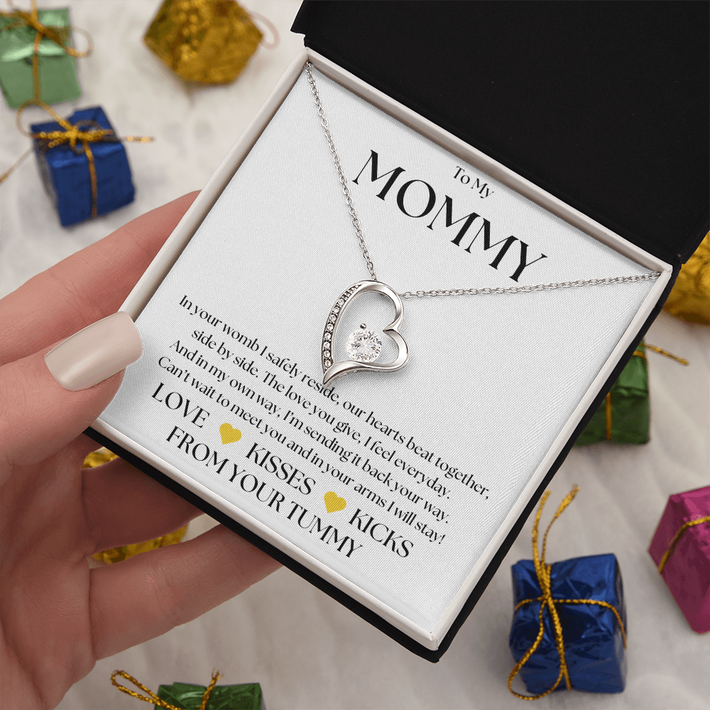 To My Mommy - From Your Tummy Necklace