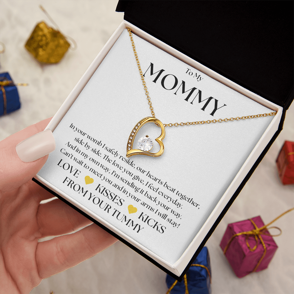 To My Mommy - From Your Tummy Necklace