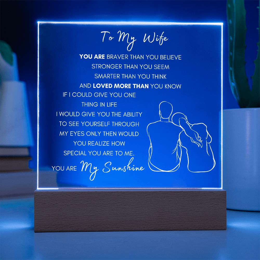 To My Wife (YC)- Acrylic